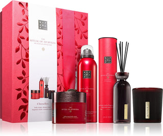 Rituals The Ritual Of Ayurveda Confezione Regalo Donna Doccia Schiuma Crema Corpo Candela Profumata Diffusore Aromi