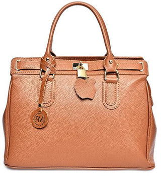Roberta m borsa in pelle da donna RM1805 Cognac