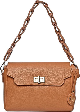 Roberta M Borsa A Mano In Pelle Da Donna 1810 cognac