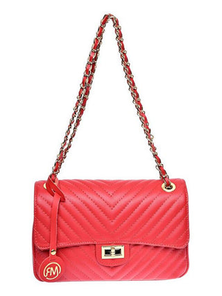 Roberta m borsa in pelle da donna RM2213 Rosso
