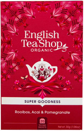 English tea shop Rooibos, acai fruit and pomegranate ORGANIC 20 bags