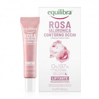 Equilibra Rosa Ialuronica Maschera-Patch Occhi Anti-Fatica