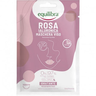 Equilibra Rosa Hialurónica Máscara Facial Hidratante Monodose 