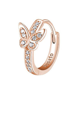 Rosato Orecchini Singoli In Bronzo Butterfly Storie Rzo060