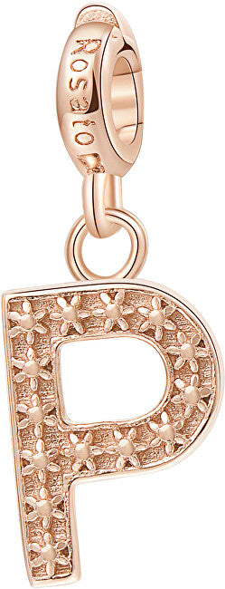Rosato Ciondolo In Bronzo Lettera "P" Stories Rz094