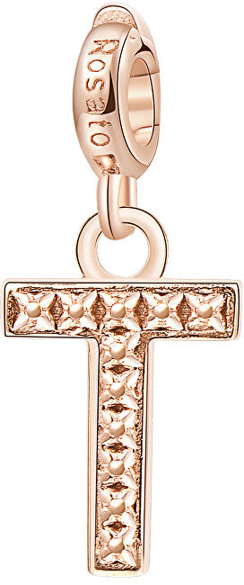 Rosato Ciondolo In Bronzo Lettera "T" Stories Rz098