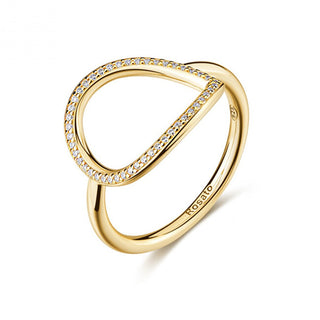 Rosato Designer gold-plated Anello Sofia RZSO40 - Circuit: 54 mm
