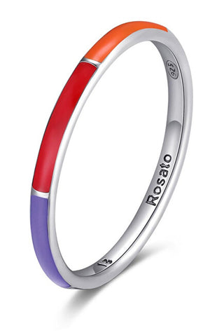 Rosato Anello Arcobaleno Lgbt Allegra Rza031 - Circuito: 54 Mm