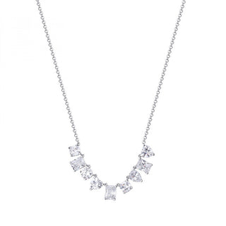 Rosato Elegant silver Collana con clear zircons Gemma RZGE04