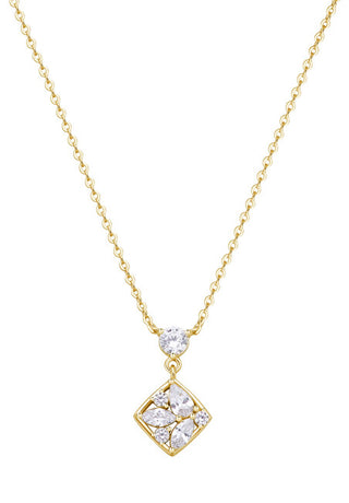 Rosato Luxurious gold-plated Collana with cubic zirconia Gemma RZGE55