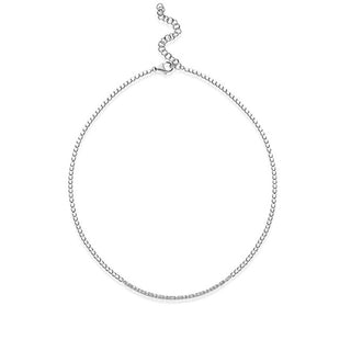 Rosato Elegante Silver Necklace With Cubic Cubes Rzc038 