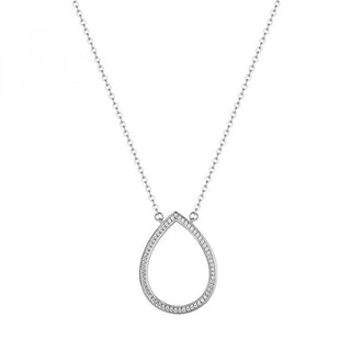Rosato Delicata Collana In Argento Con Zirconi Cubici Drop Sofia Rzso05