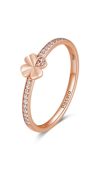 Rosato Bellissimo Anello In Bronzo Portafortuna Allegra Rza022 - Circuito: 58 Mm