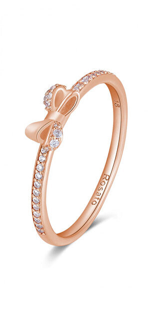 Rosato Bellissimo Anello In Bronzo Con Fiocco Allegra Rza026 - Circuito: 52 Mm
