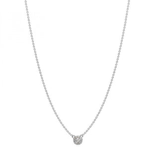 Rosato Collana Minimalista In Argento Bianca Rzbi54