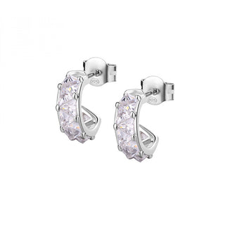 Rosato Fashionable circle Orecchini with zircons Vittoria RZVT27