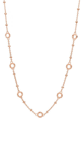 Rosato Collana In Bronzo Alla Moda Con Anelli Pendenti Storie Rzc011