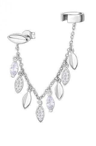 Rosato Fashionable silver single Orecchino con zircons Gaia RZGA54