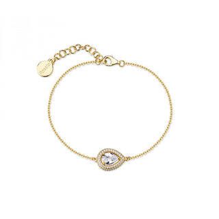 Rosato Bracelet délicat plaqué or avec zircones cubiques Anna Rzan12 