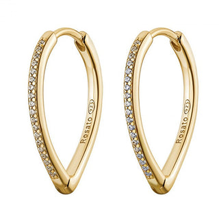 Rosato Charming gold-plated Orecchini with clear zircons Sofia RZSO28