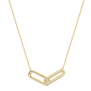 Rosato Charming gold-plated Collana with zircons Bianca RZBI61