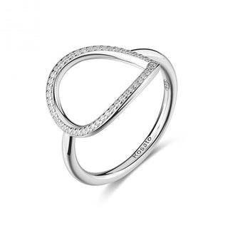 Rosato Designer silver Anello con cubic zirconia Sofia RZSO39 - Circonferenza: 52 mm