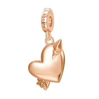 Rosato Affascinante Ciondolo In Bronzo Cuore Di Storie Rz156