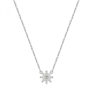 Rosato Collier avec fleurs et zircons Gaia Rzga62 