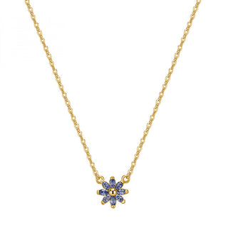 Rosato Charming gold-plated flower Collana with zircons Gaia RZGA63