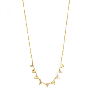 Rosato Charming gold-plated Collana with zircons Vittoria RZVT02