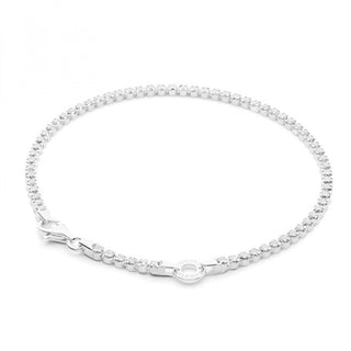 Rosato Affascinante Bracciale Con Ciondolo In Argento Sterling Storie Rzb040 - Lunghezza: 16 Cm