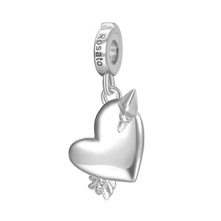 Rosato Affascinante Ciondolo In Argento Cuore Di Storie Rz156R