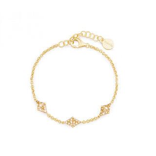 Rosato Matching gold-plated Bracciale with cubic zirconia Vittoria RZVT12