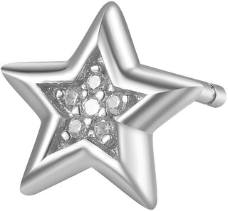 Rosato Orecchini Singoli In Argento Star Storie Rzo026R