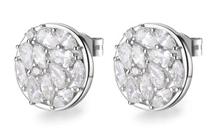 Rosato Silver stud Orecchini con cubic zirconia Gemma RZGE42