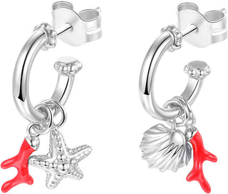 Rosato Silver semicircular Orecchini Storie RZO033R