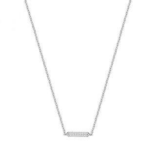 Rosato Collier en argent avec zircones cubiques blanches Rzbi56 