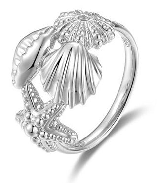 Rosato Anello In Argento Seafood Storie Rza007 - Circuito: 54 Mm