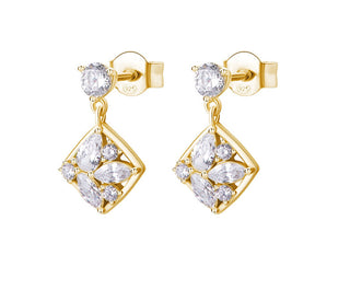 Rosato Dazzling gold-plated Orecchini with cubic zirconia Gemma RZGE59