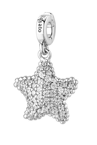 Rosato Glittering silver Ciondolo Starfish Storie RZ257R