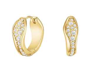Rosefield Eleganti Anelli Placcati Oro Con Cristalli Pavé Jepfg-J1226