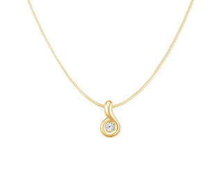 Rosefield Elegant gold-plated Collana Wave JNWPG-J1307