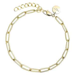 Rosefield Bracciale dorato elegante con pendenti The Ciondolo JBRCG-J561