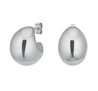 Rosefield Orecchini In Acciaio Massiccio Chunky Jecms-J982