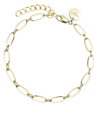 Rosefield Bracciale dorato minimalista con pendenti The Ciondolo JBOLG-J540