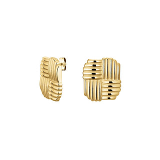 Rosefield Orecchini Pendenti Placcati In Oro Alla Moda Jeteg-J967