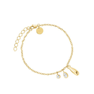 Rosefield Bracciale Alla Moda Placcato Oro Con Pendenti Jbbcg-J1211