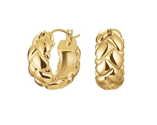 Rosefield Boucles d’oreilles créoles sans Tempo Mini Jembg-J970 
