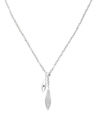 Rosefield Collana Flessibile In Acciaio Con Cristalli Pavé Jnpls-J1234