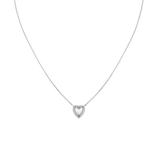 Rosefield Collana In Acciaio Con Ciondolo A Cuore Jnphs-J1009